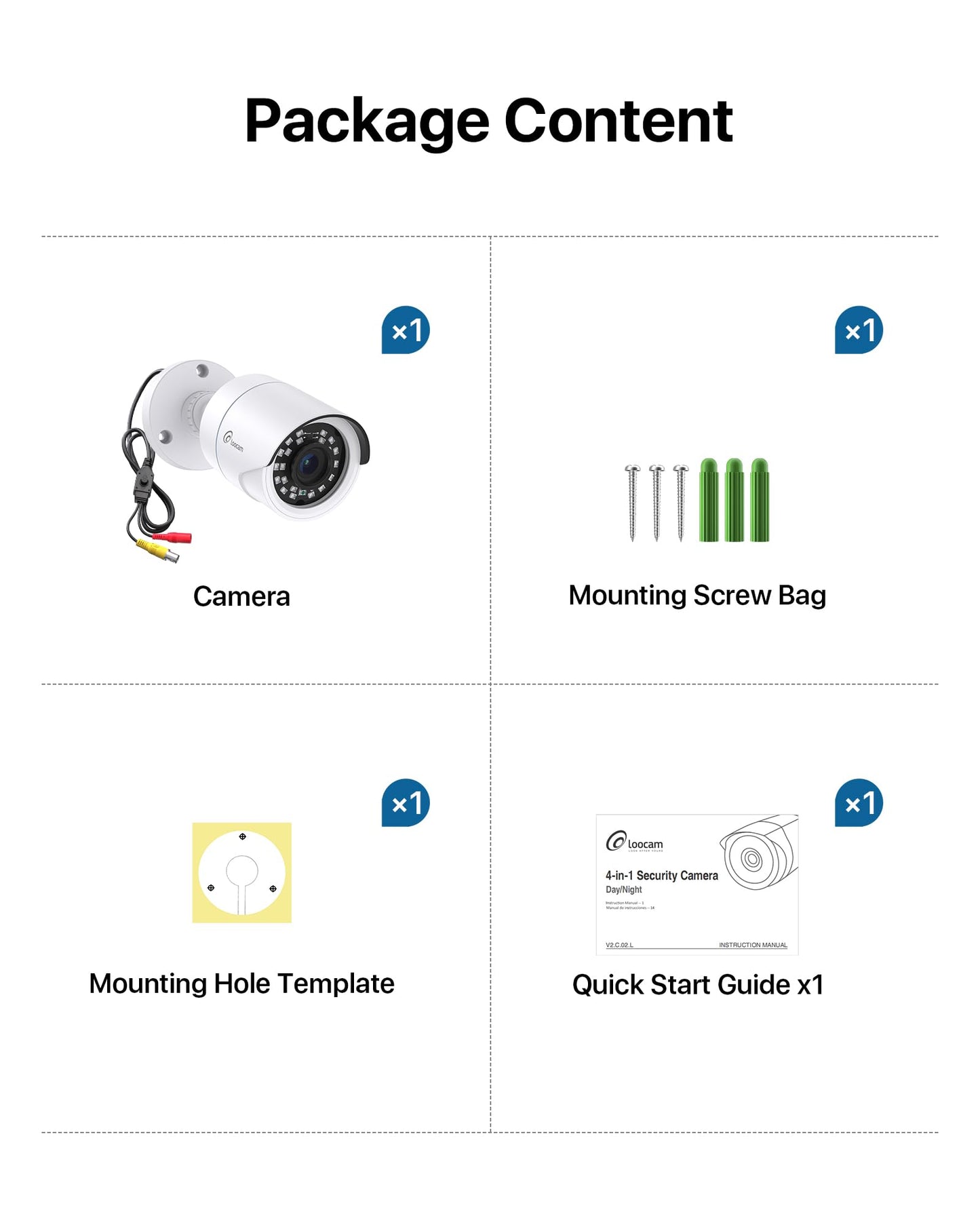 2MP 1080p HD Security Camera
