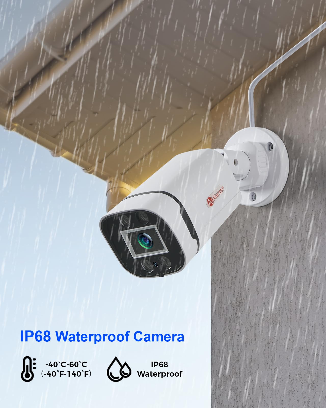 5MP 2k HD Wired Security Camera
