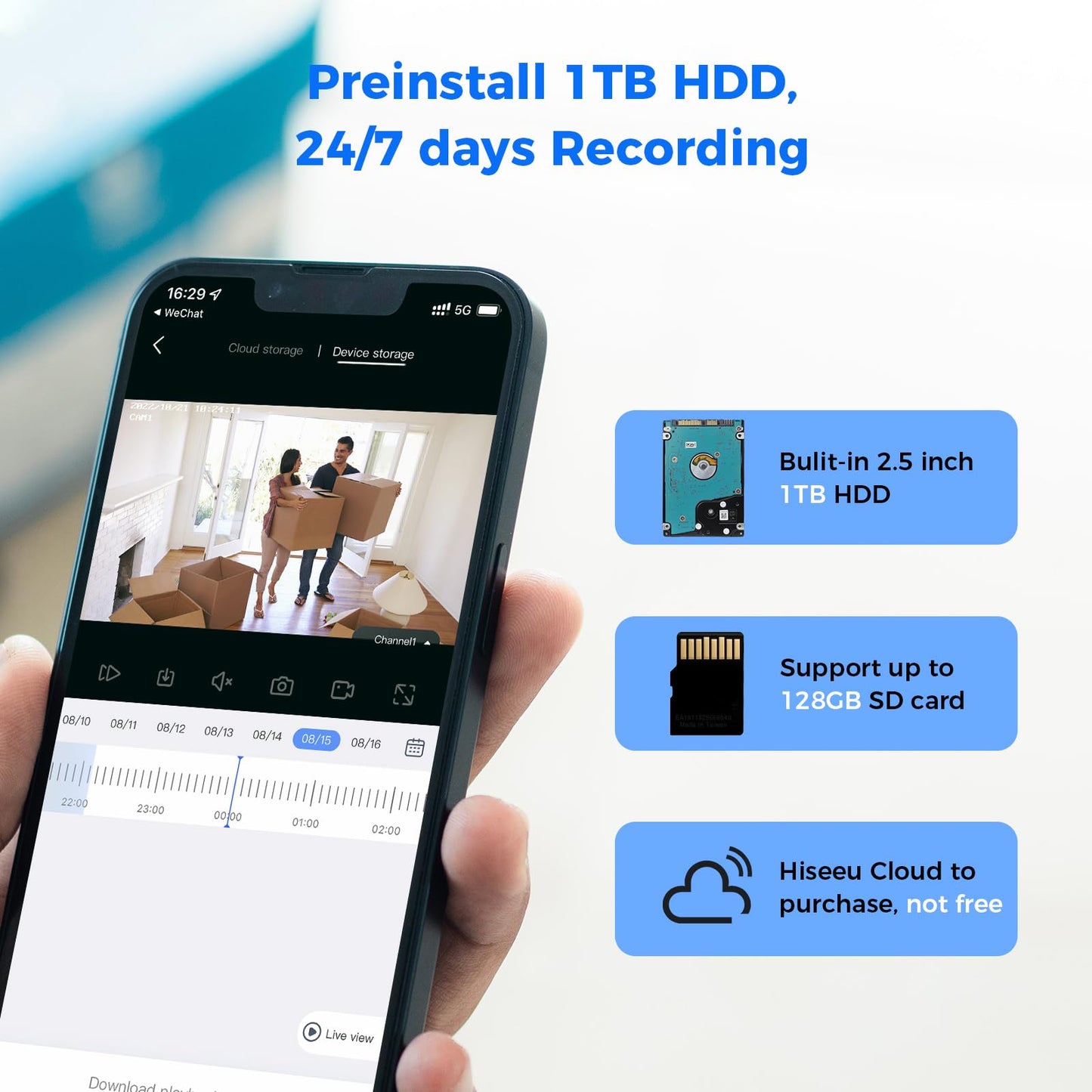 3MP Security Camera System
