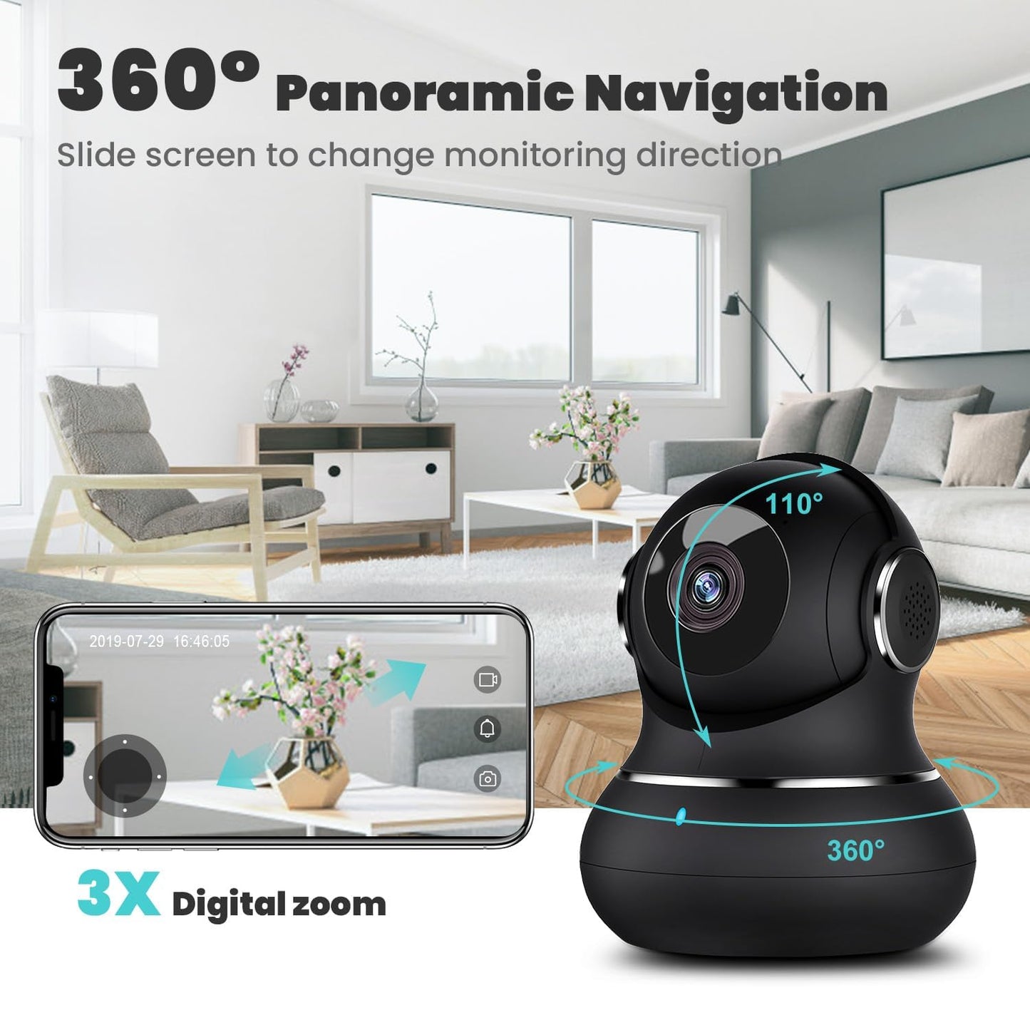 Indoor Security Camera 360°