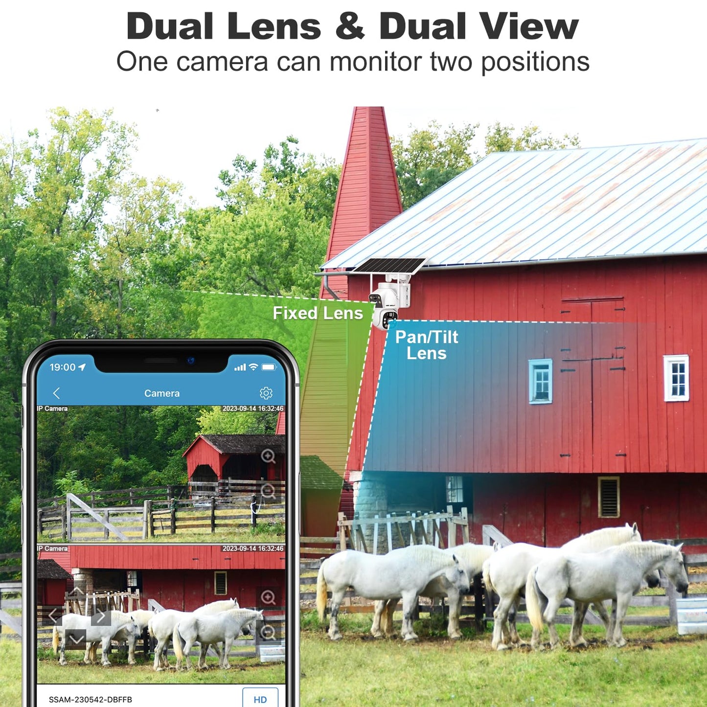LTE Cellular Solar Security Camera