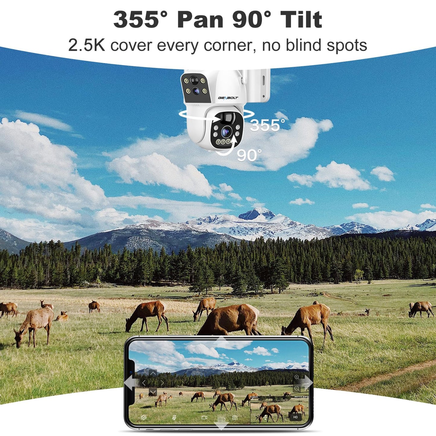 LTE Cellular Solar Security Camera
