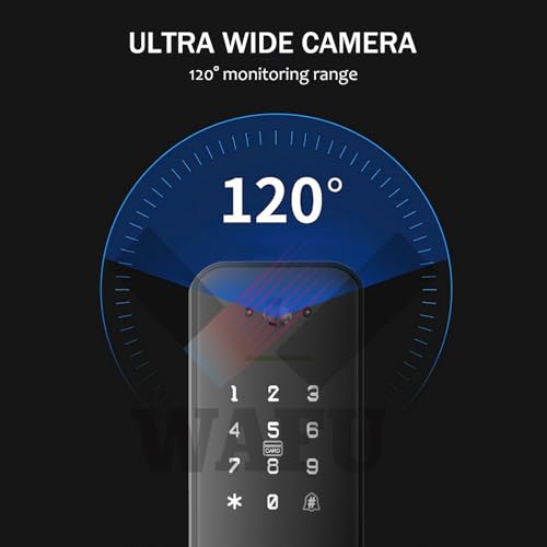 Smart Lock with 120° Wide-Angle Camera