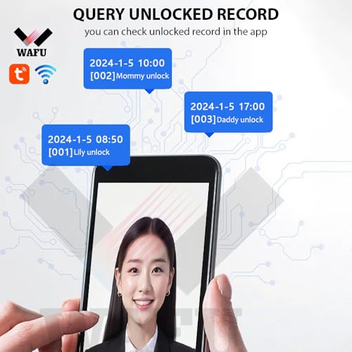 Smart Lock with 120° Wide-Angle Camera