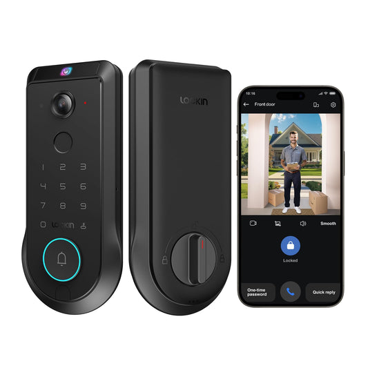 Smart Lock with 2K 180° Camera