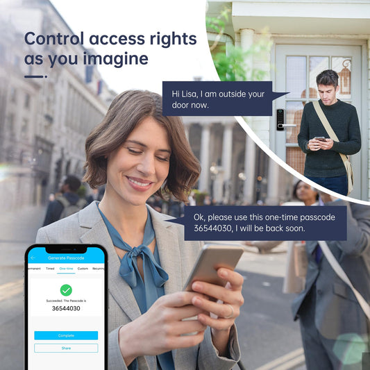 Smart Door Lock with Handle