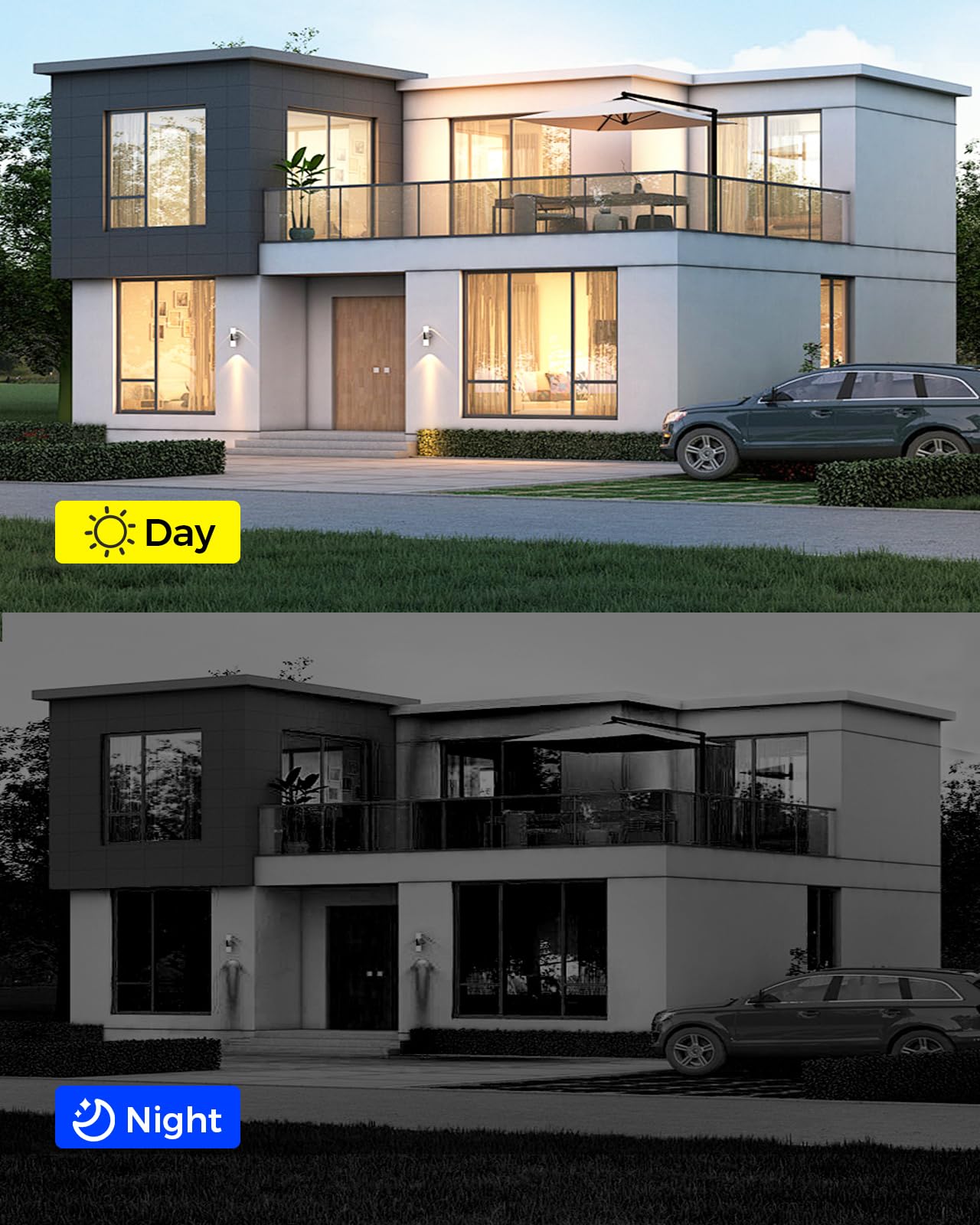 5MP 2k HD Wired Security Camera