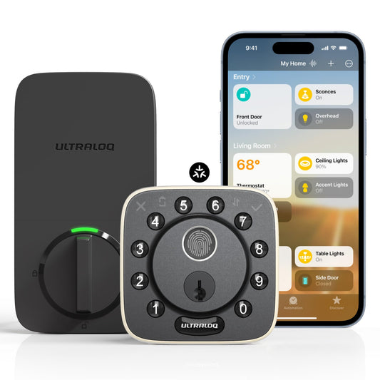 Bolt Fingerprint Matter Smart Lock with Door Sensor