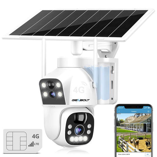 LTE Cellular Solar Security Camera