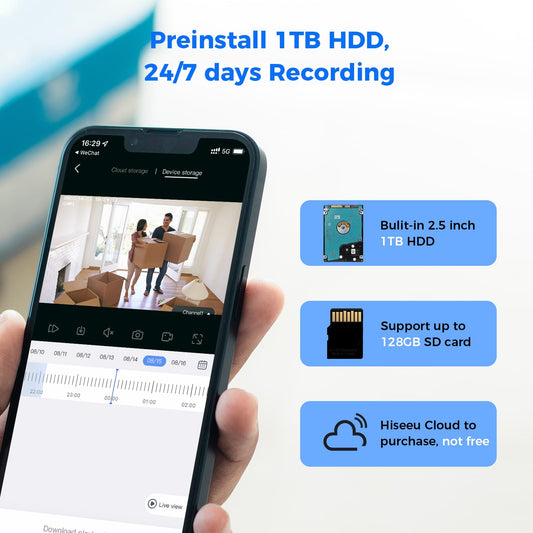 3MP Security Camera System