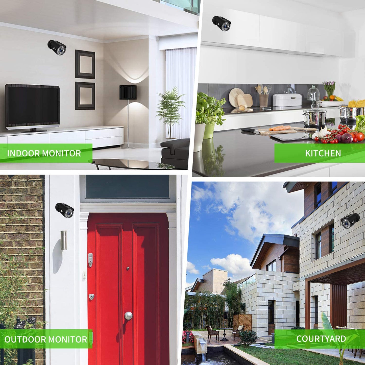 8CH 1080P Home Security Camera System